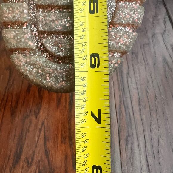 Next Brand Rose Gold Pink Sparkle Rain Boots 9Y 6.25" Toddler - Picture 4 of 9